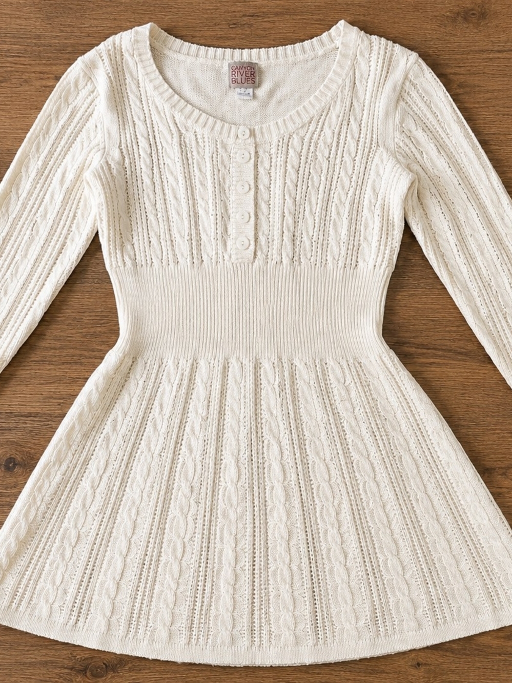 Canyon River Blues Cable Knit Sweater Dress – Women's - Picture 2 of 3